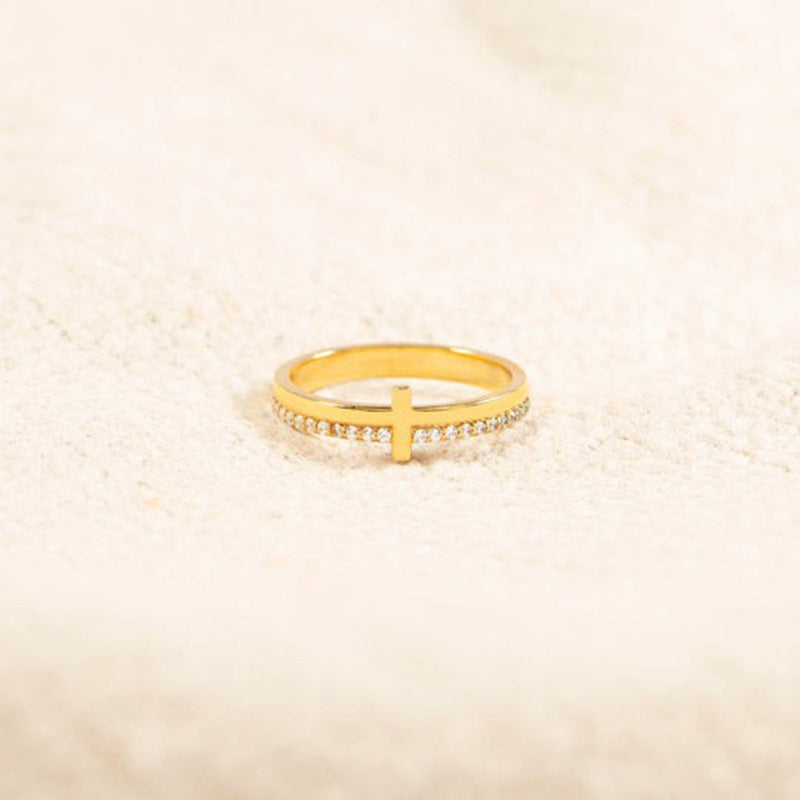 Motivational Never Give Up Signet Ring