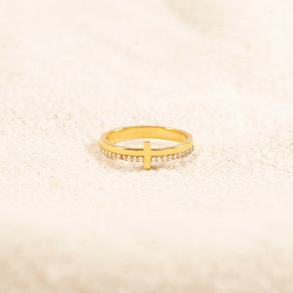 Motivational Never Give Up Signet Ring