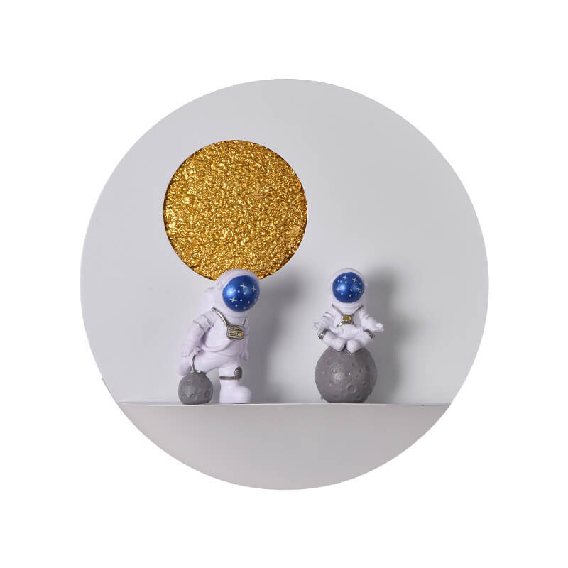 Modern Space Theme Round LED Wall Lamp