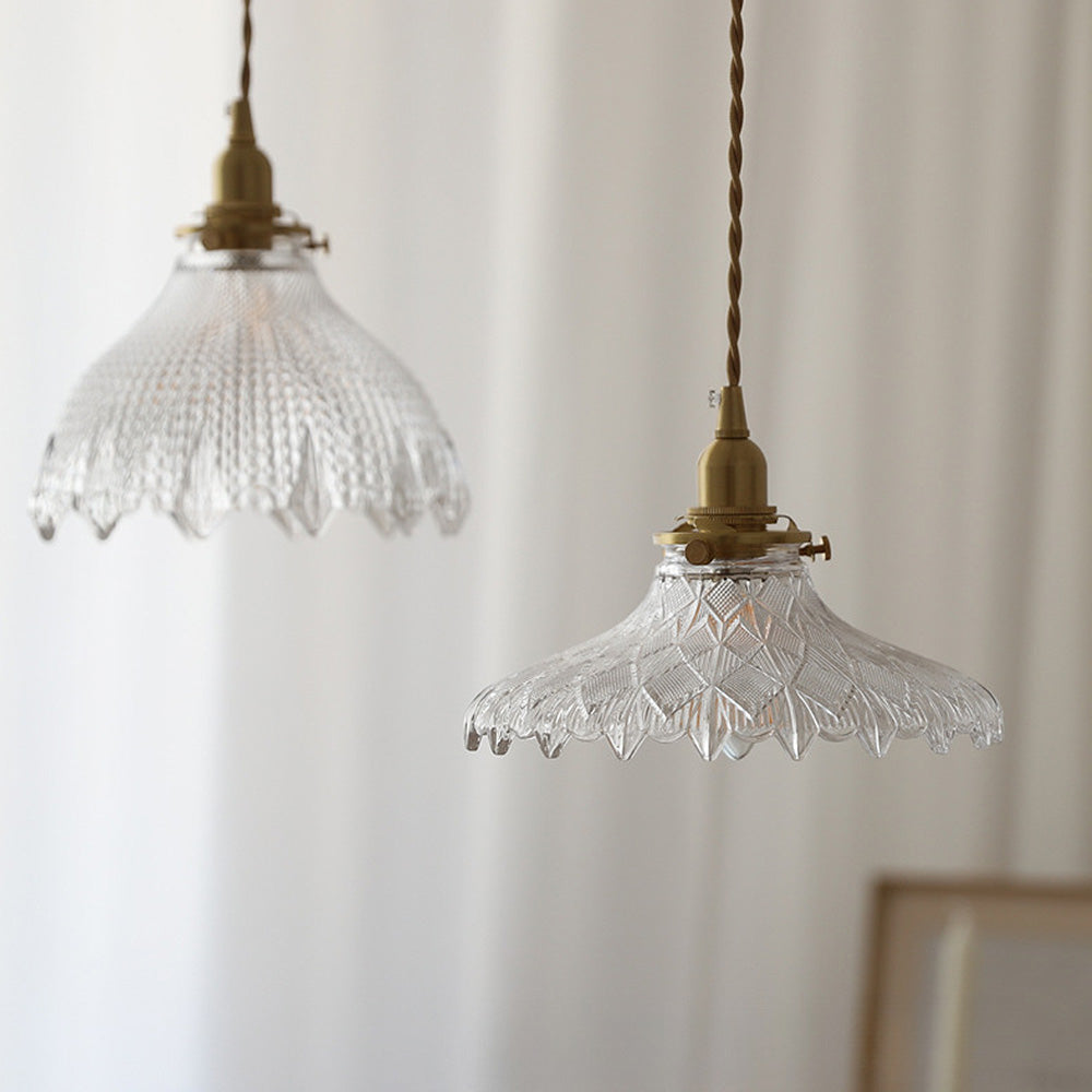 Retro Style Glass Pendant Lighting