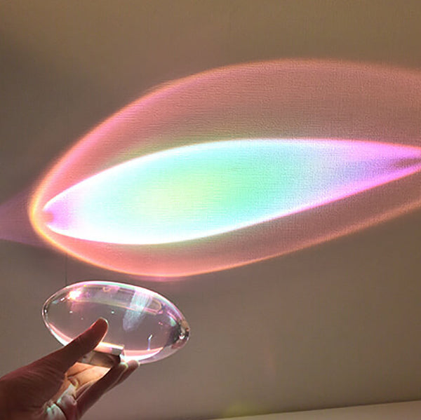 Colorful Crystal Angel Eyes LED Desk Lamp