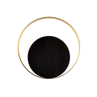 Simple Metal Round Wall Light Lamp For Bedroom
