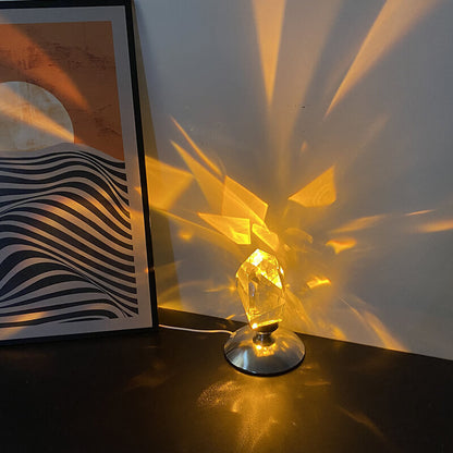 Elegant Crystal LED Desk Lamp