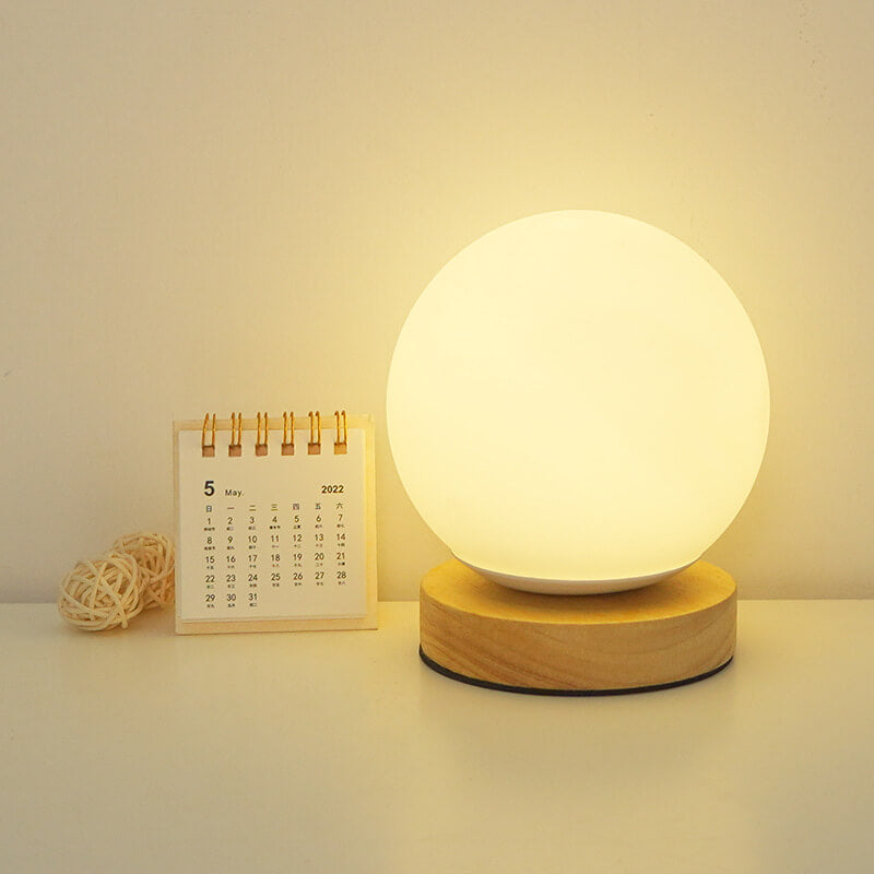 Compact LED Desk Lamp with USB Port and Soft Glow