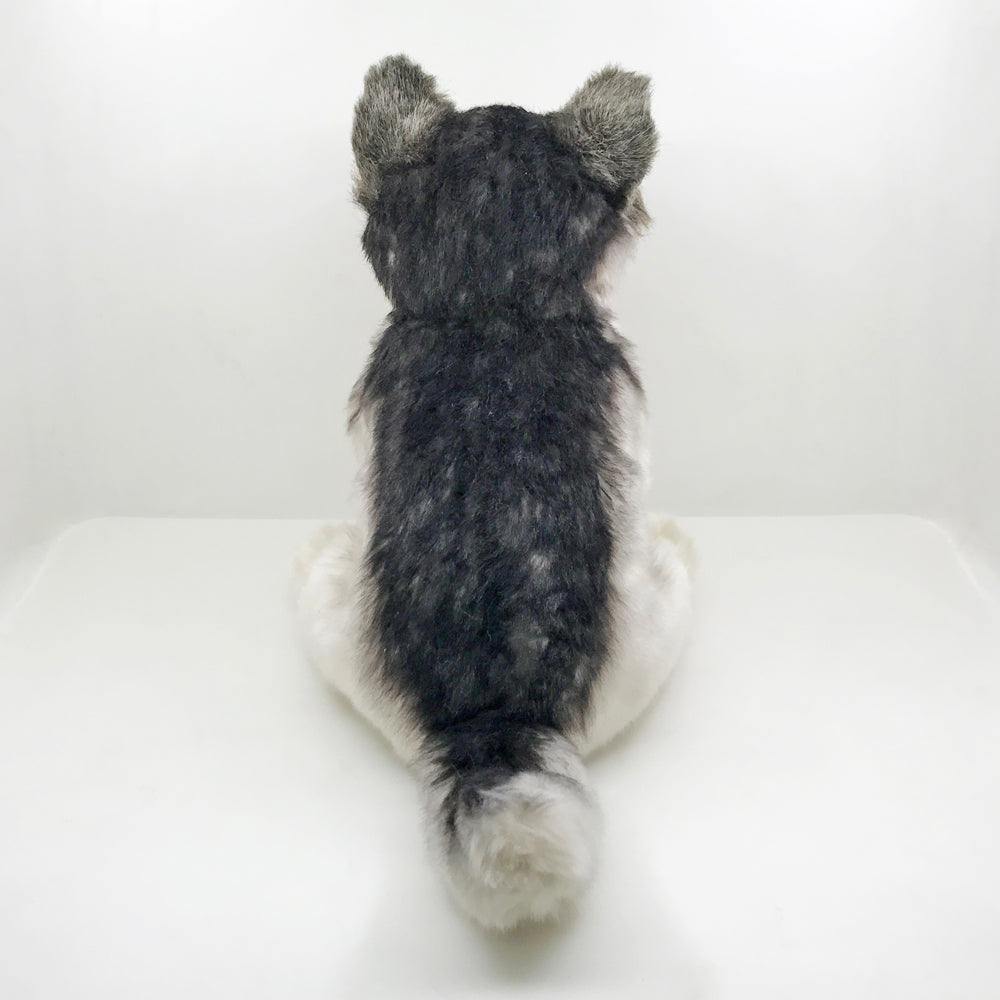 Cute Grey Wolf Stuffed Animal