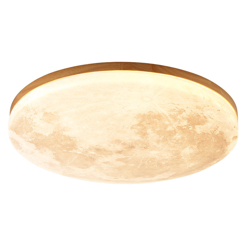 Sleek Wood LED Ceiling Light Fixtures 24W Modern Home