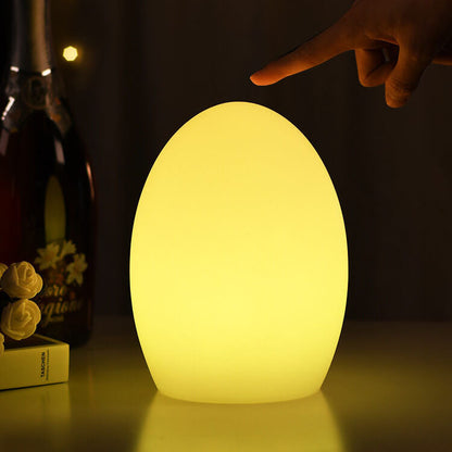 Colorful Plastic Oval LED Desk Lamp