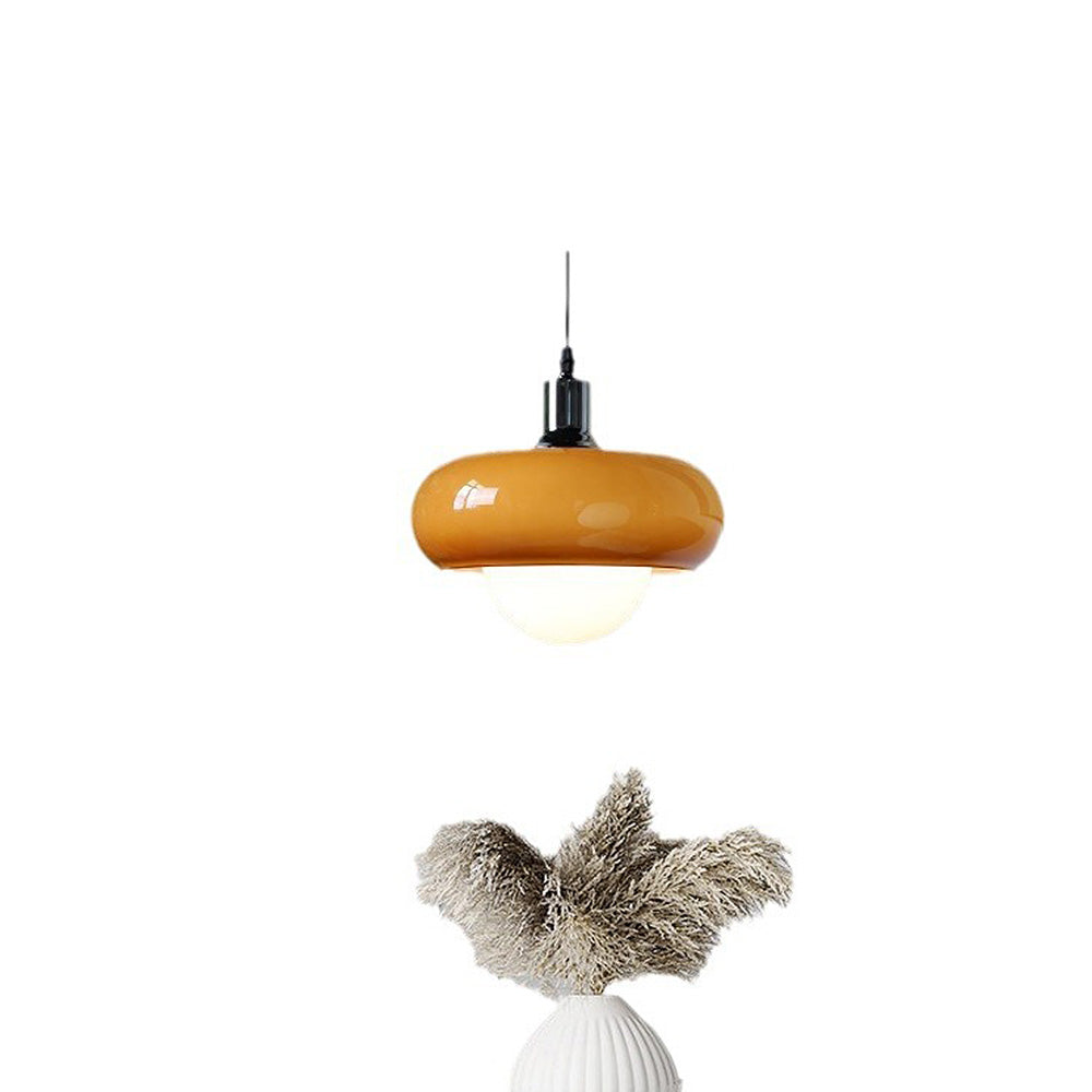 Modern Dome Shaped Glass Pendant Light
