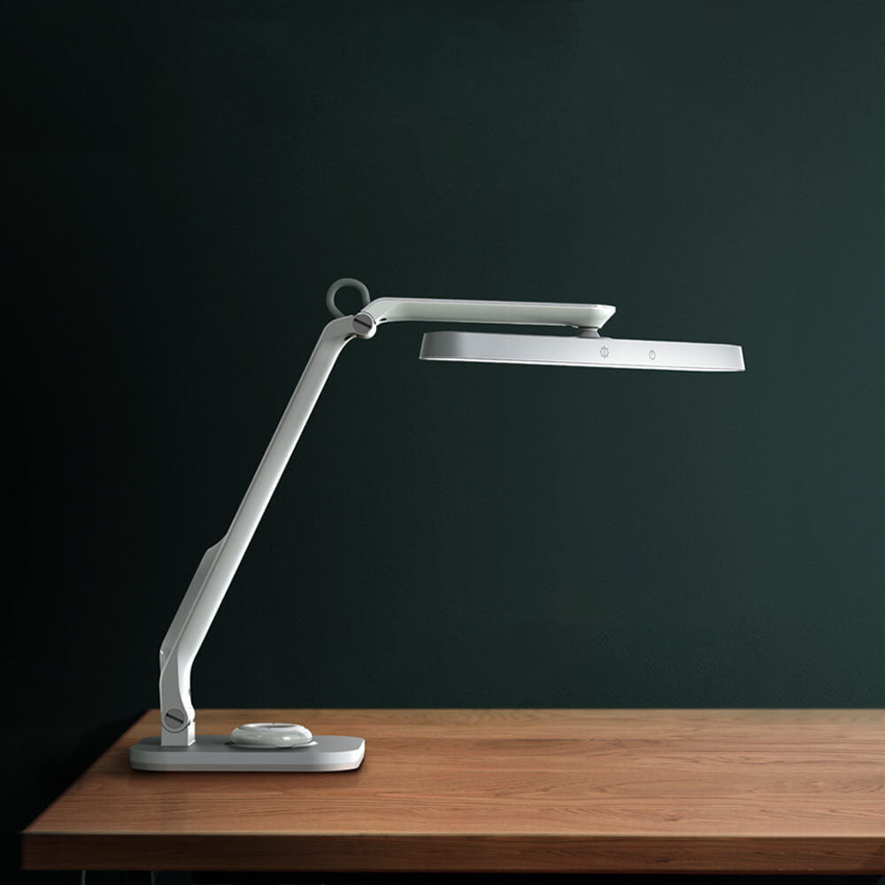 Compact Portable LED Desk Light with USB Charger