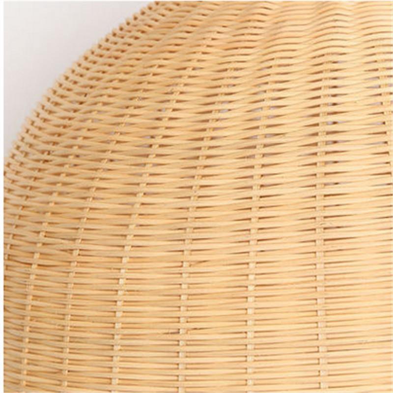 Natural Woven Pendant Lamp for Kitchen Island
