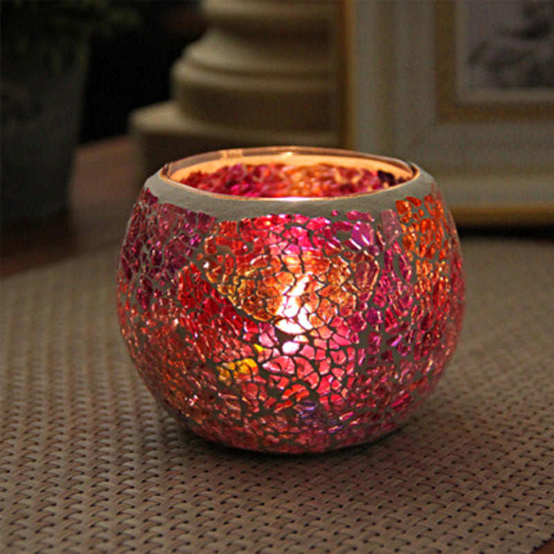 Vintage Glass Candle Tealight Holder