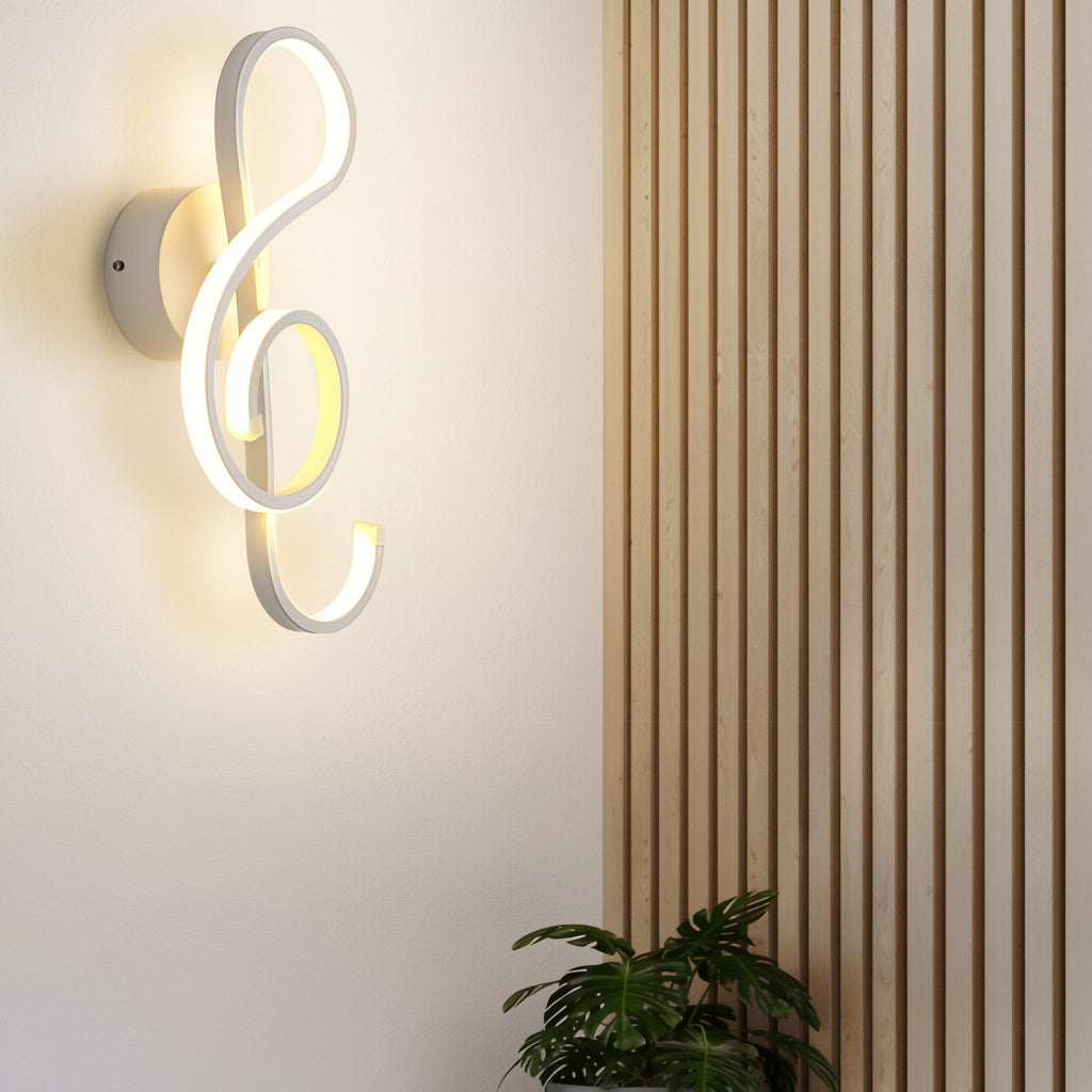 Contemporary Music Theme LED Wall Light