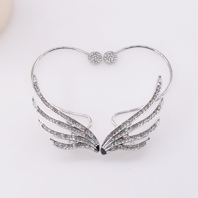 Delicate Feather Drop Earrings