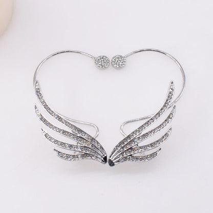 Delicate Feather Drop Earrings