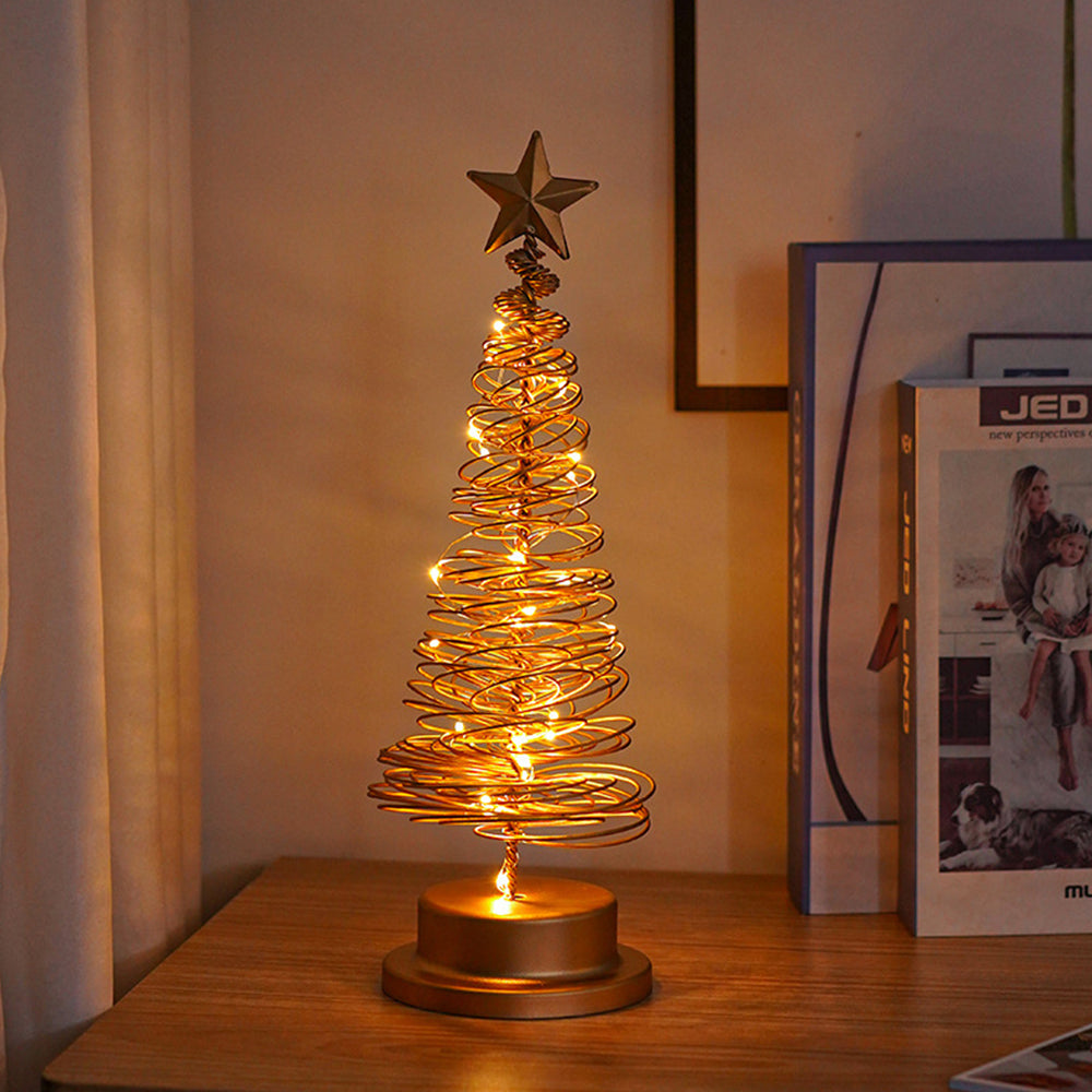 Metal Tree Table Lamp with Bright LED Lights - Cofik