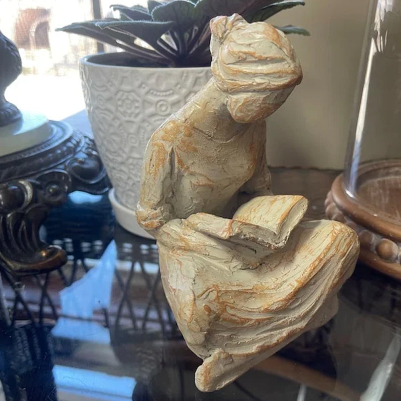 Inspirational Praying Woman Figurine Sculpture