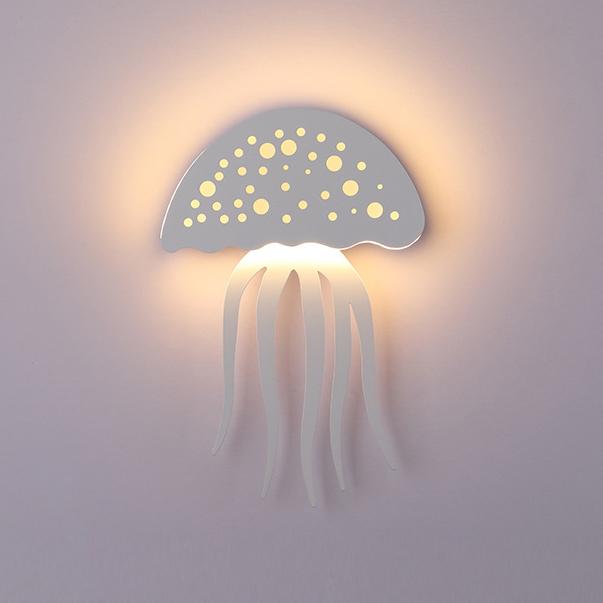 Stylish 1-Light LED Jellyfish Wall Lamp - Cofik