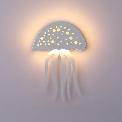 Stylish 1-Light LED Jellyfish Wall Lamp - Cofik