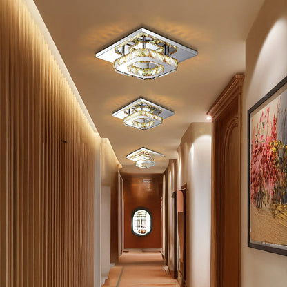 Luxury Glass LED Downlight Ceiling Lamp