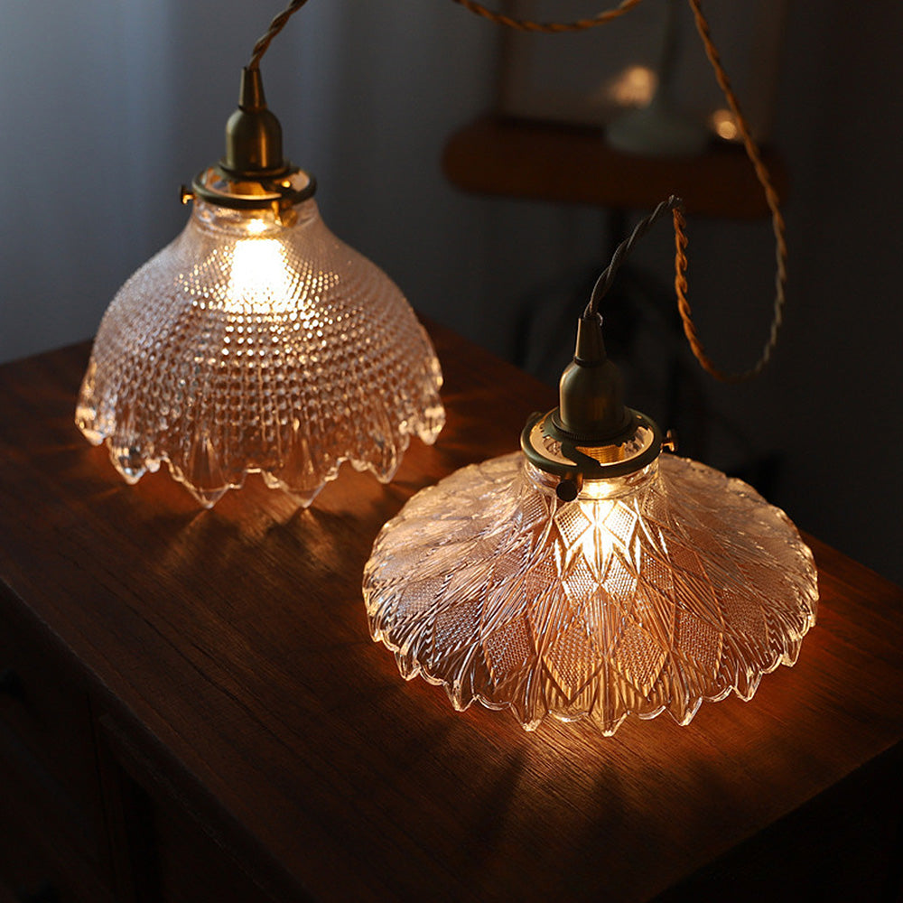 Retro Style Glass Pendant Lighting