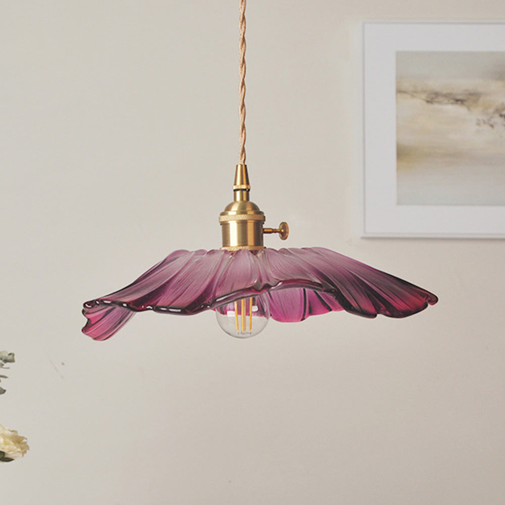 Classic Green Glass Pendant Lamp