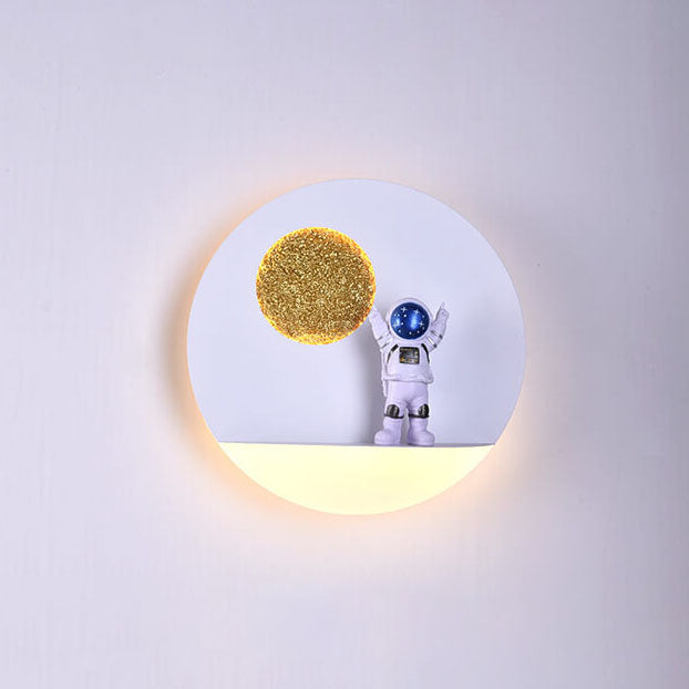 Modern Space Theme Round LED Wall Lamp - Cofik