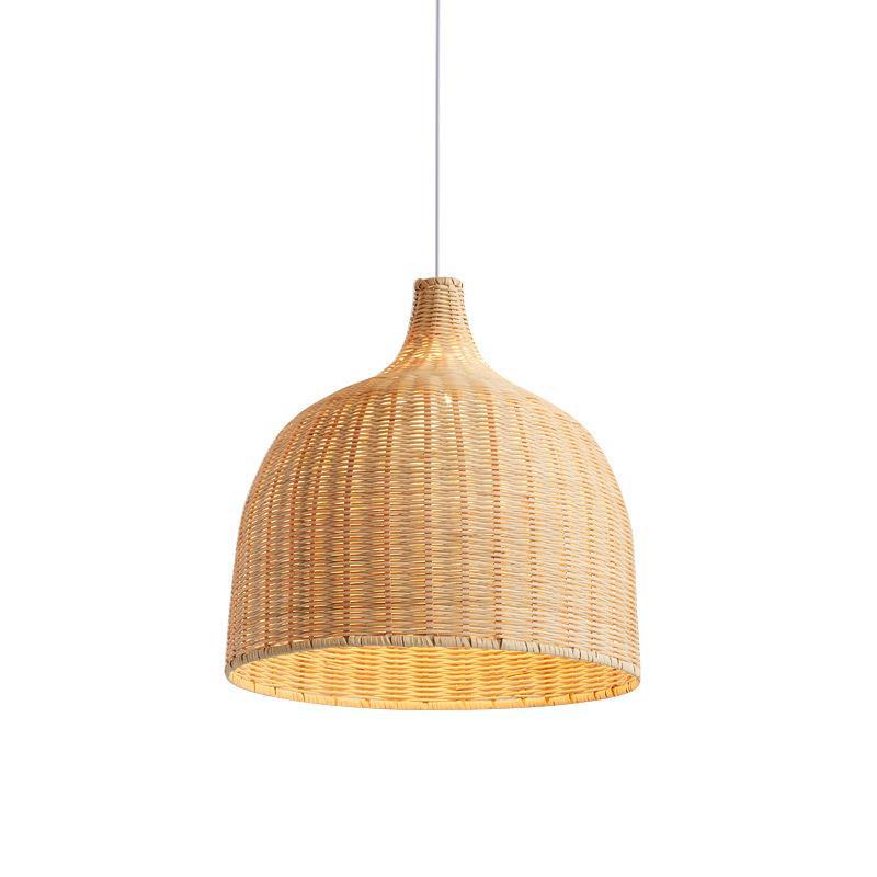 Natural Woven Pendant Lamp for Kitchen Island