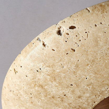 Round Wooden Recessed Ceiling Light Fixture