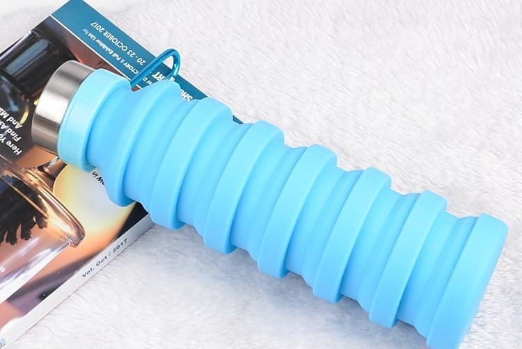 Portable Folding Silicone Water Bottle