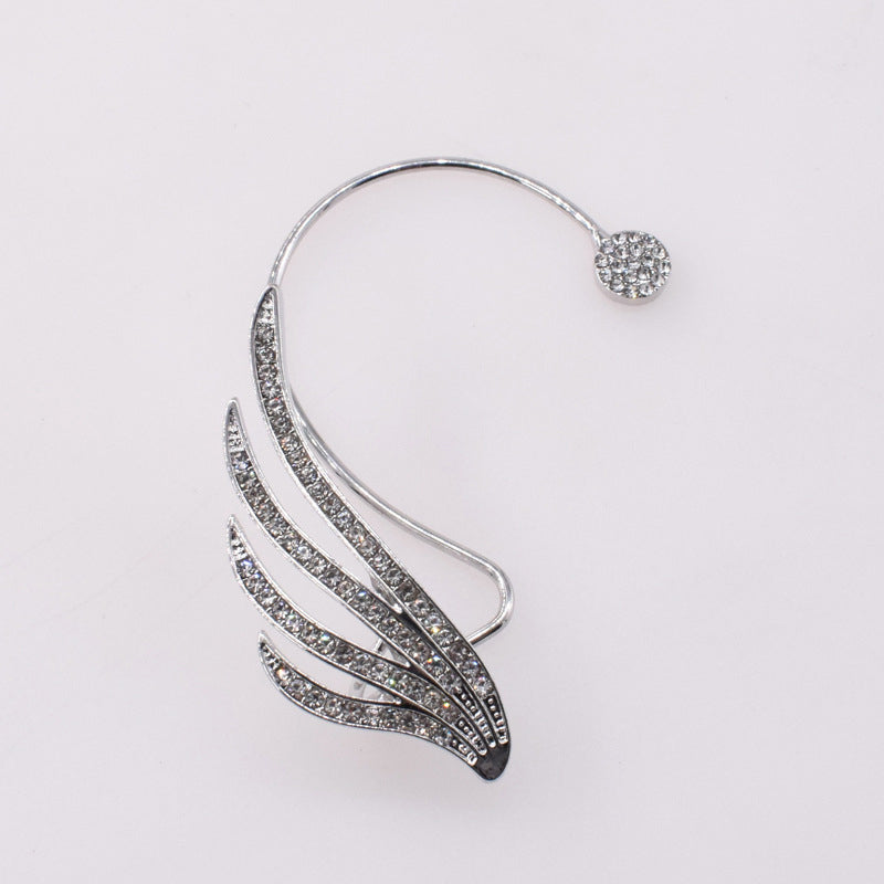 Delicate Feather Drop Earrings