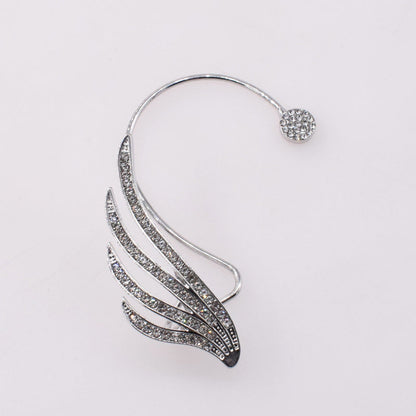 Delicate Feather Drop Earrings