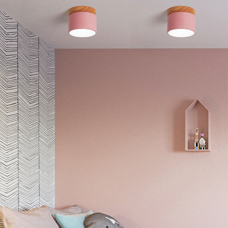 Modern LED Ceiling Lamp Adjustable Color