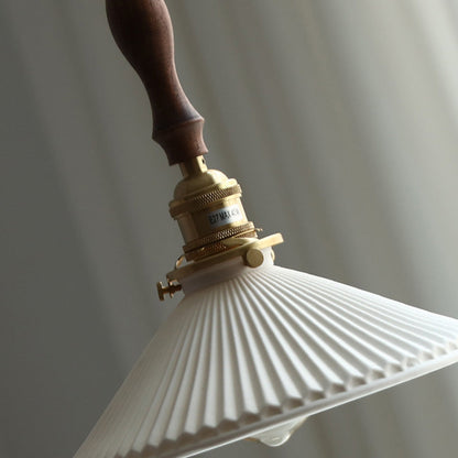 Vintage Style Ceramic Hanging Lamp For Home