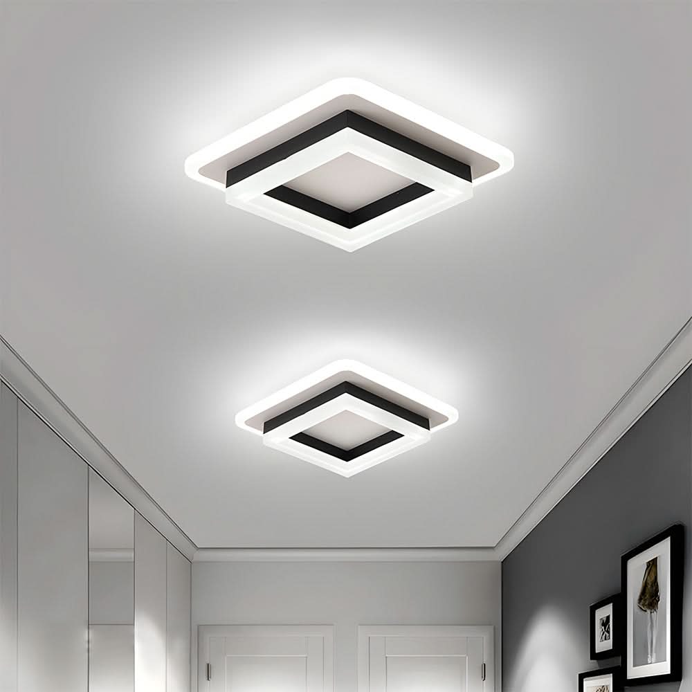 Stylish Square LED Ceiling Lamp for Home Decor - Cofik