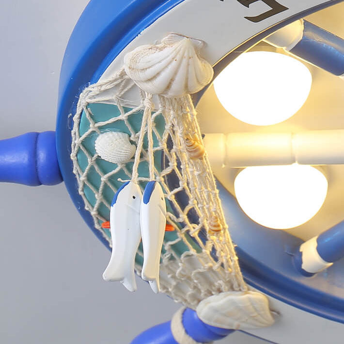Colorful Kids Sailboat LED Ceiling Light