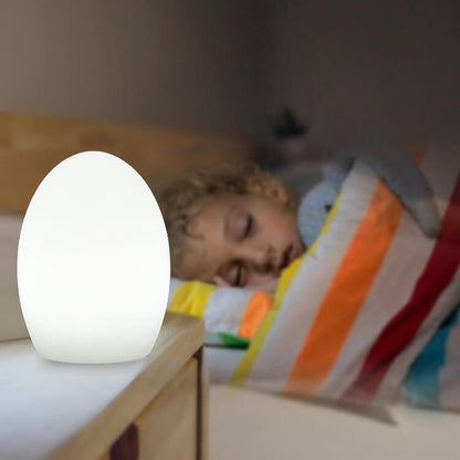 Colorful Plastic Oval LED Desk Lamp