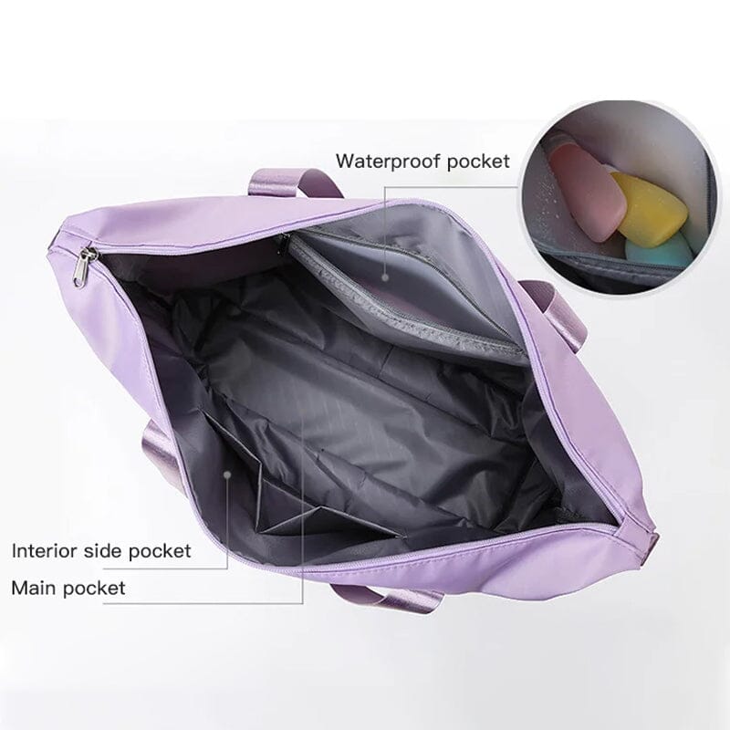 Large Capacity Dual Compartment Travel Duffel Bag