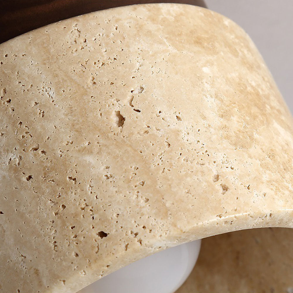 Round Wooden Recessed Ceiling Light Fixture