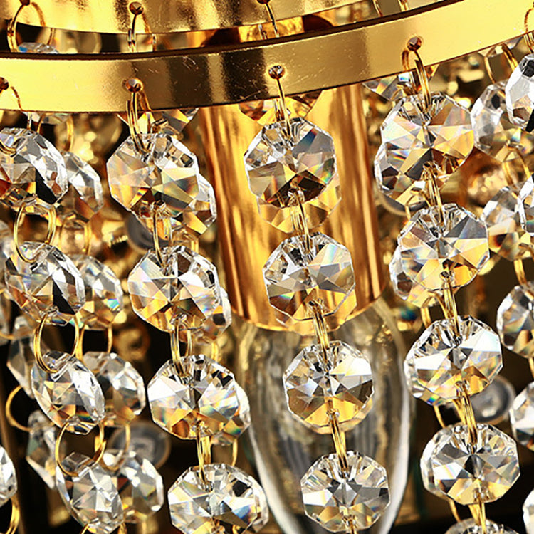 Elegant Crystal Stainless Steel Wall Lamp