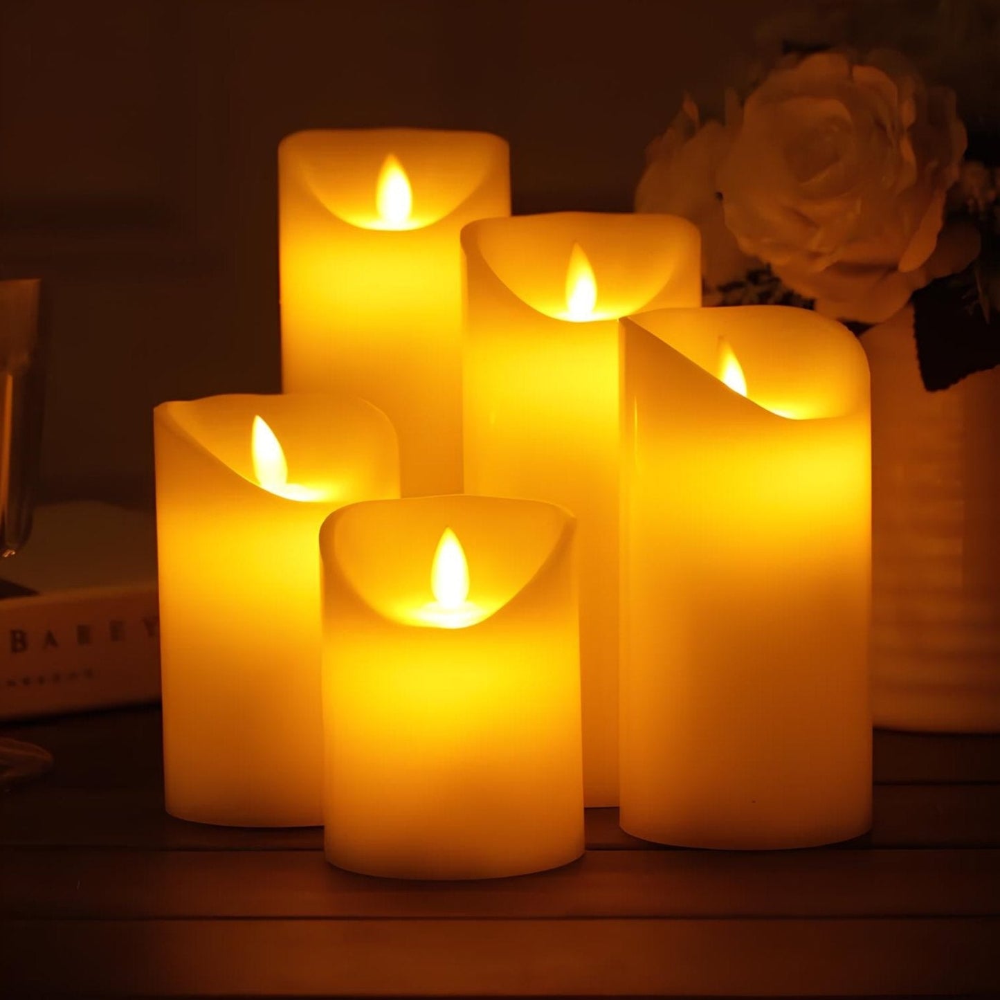 Realistic Electric Block Candles