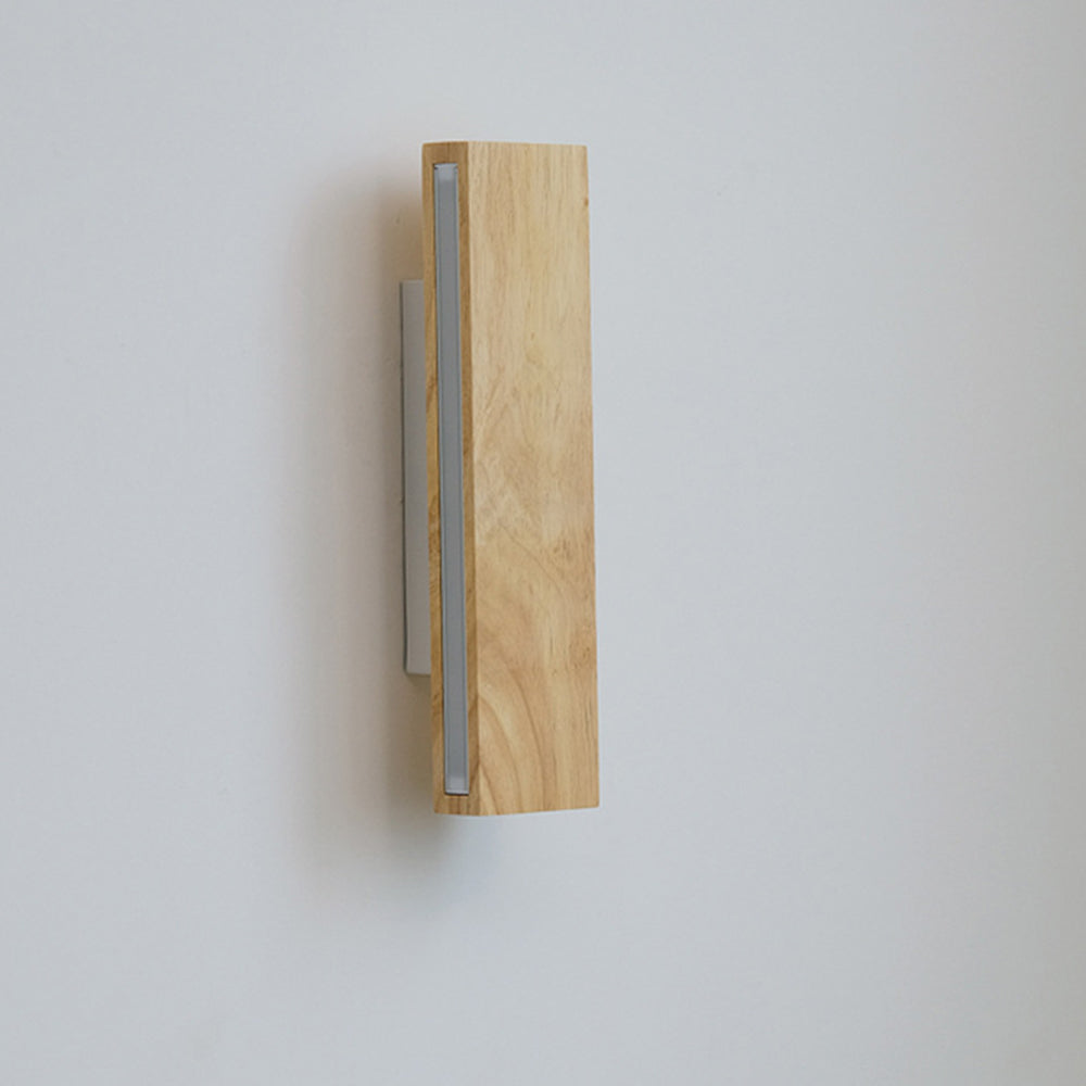 Adjustable Wood LED Wall Light