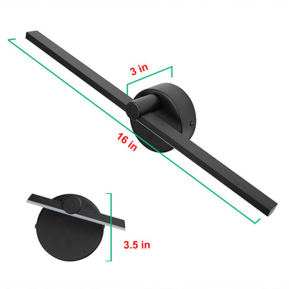 Slim Aluminium LED Bathroom Wall Light Lamp
