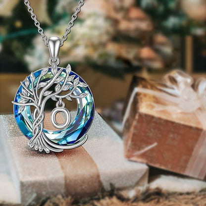 Nature Inspired Crystal Tree Necklace