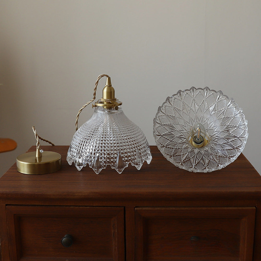 Retro Style Glass Pendant Lighting
