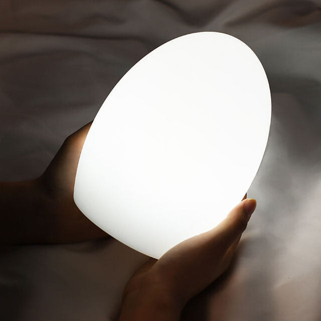 Colorful Plastic Oval LED Desk Lamp