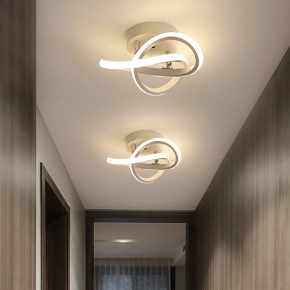 Dark Iron LED Hanging Light