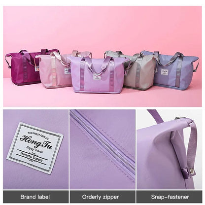 Large Capacity Dual Compartment Travel Duffel Bag