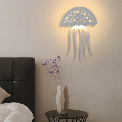 Stylish 1-Light LED Jellyfish Wall Lamp