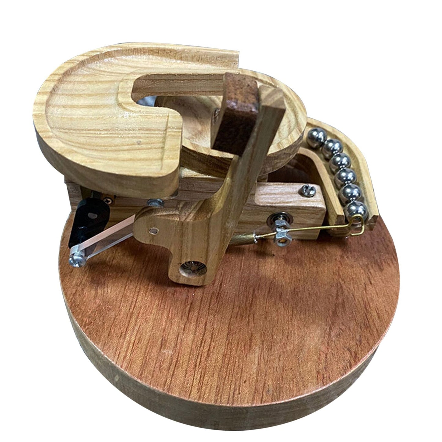 Kinetic Wooden Marble Run Toy