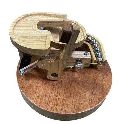 Kinetic Wooden Marble Run Toy